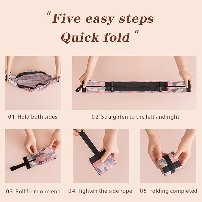 Foldable reusable shopping bag from 4485, large capacity, portable design, ideal for grocery shopping, commuting, picnics, and camping.