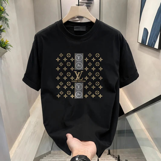Mens T-shirt from 18537 with a classic fit and crew neck, featuring a simple solid color design.