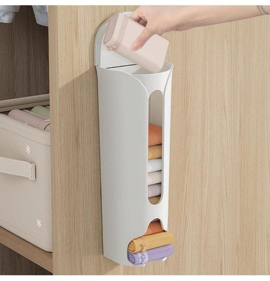 Over-the-door shoe organizer from 16699, wall-mounted cabinet storage with multiple compartments for organized footwear storage.