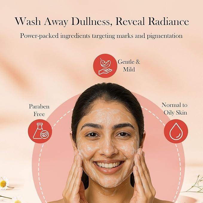 Two bottles of 18058 Kojic Acid Facewash 125g each, designed for brightening and skin cleansing.
