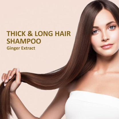 Two 100 ml bottles of 18058 ginger extract shampoo, featuring natural ginger ingredients and a clear label in the image.