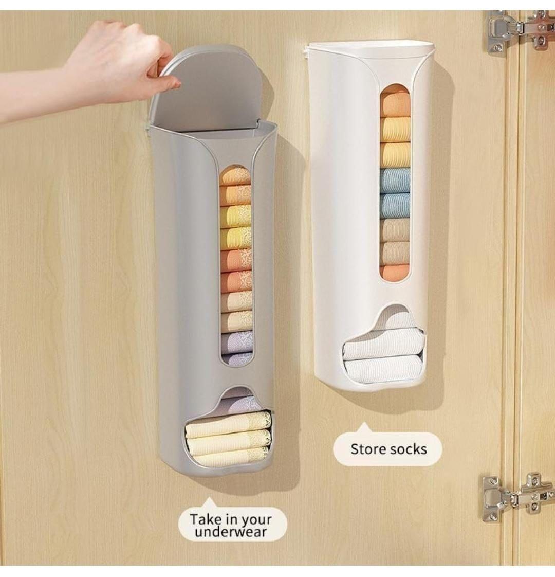Over-the-door shoe organizer by 16699, wall-mounted cabinet storage with multiple compartments for versatile organization.