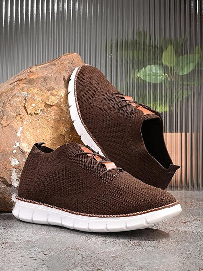 Brown Kastava men's slip-on sneakers with a sleek design and comfortable fit, featuring easy-to-wear style and casual footwear.