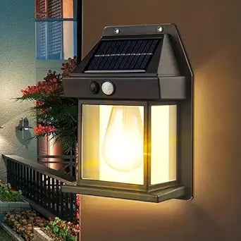 Wireless solar table lamp by 18049, night lighting with a sleek design, ideal for outdoor or indoor use.