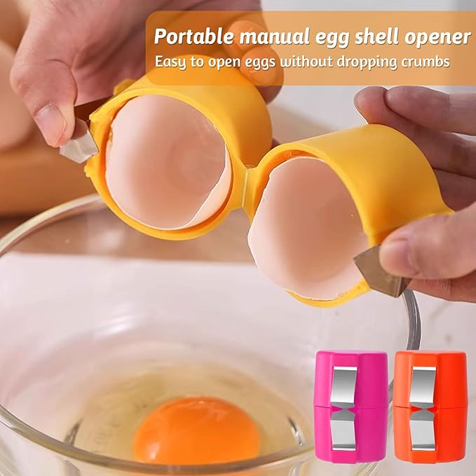 Set of three electric can openers with egg shell opener attachments by 18050, designed for easy and efficient can opening.