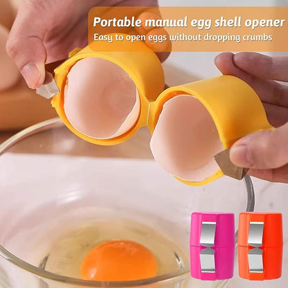 Set of three electric can openers with egg shell opener attachments by 18050, designed for easy and efficient can opening.