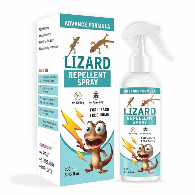 18051 Lizard Repellent Spray for Home, 250ml, pack of 2, pest control spray with multicolor label, effective for repelling lizards