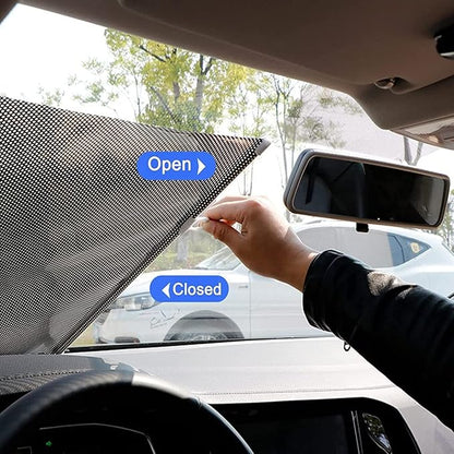 Multicolor universal fit magnetic car side window privacy sunshade and curtain for car covers by 18052