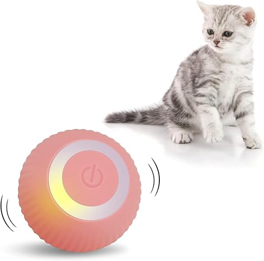 18052 cat toy ball for toddlers, a fun and intelligent 360-degree spinning cat ball in a pack of one, designed to entertain pets.