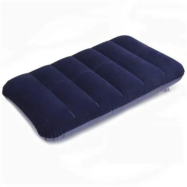 Set of four 18057 inflatable travelling pillows, compact and portable for comfortable journeys and travel accessories.