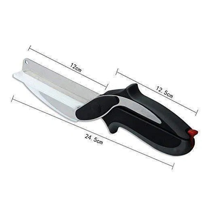 18057 2-in-1 kitchen cleaver cutter and knife from 18057, versatile kitchen knife and cleaver for slicing and chopping tasks.