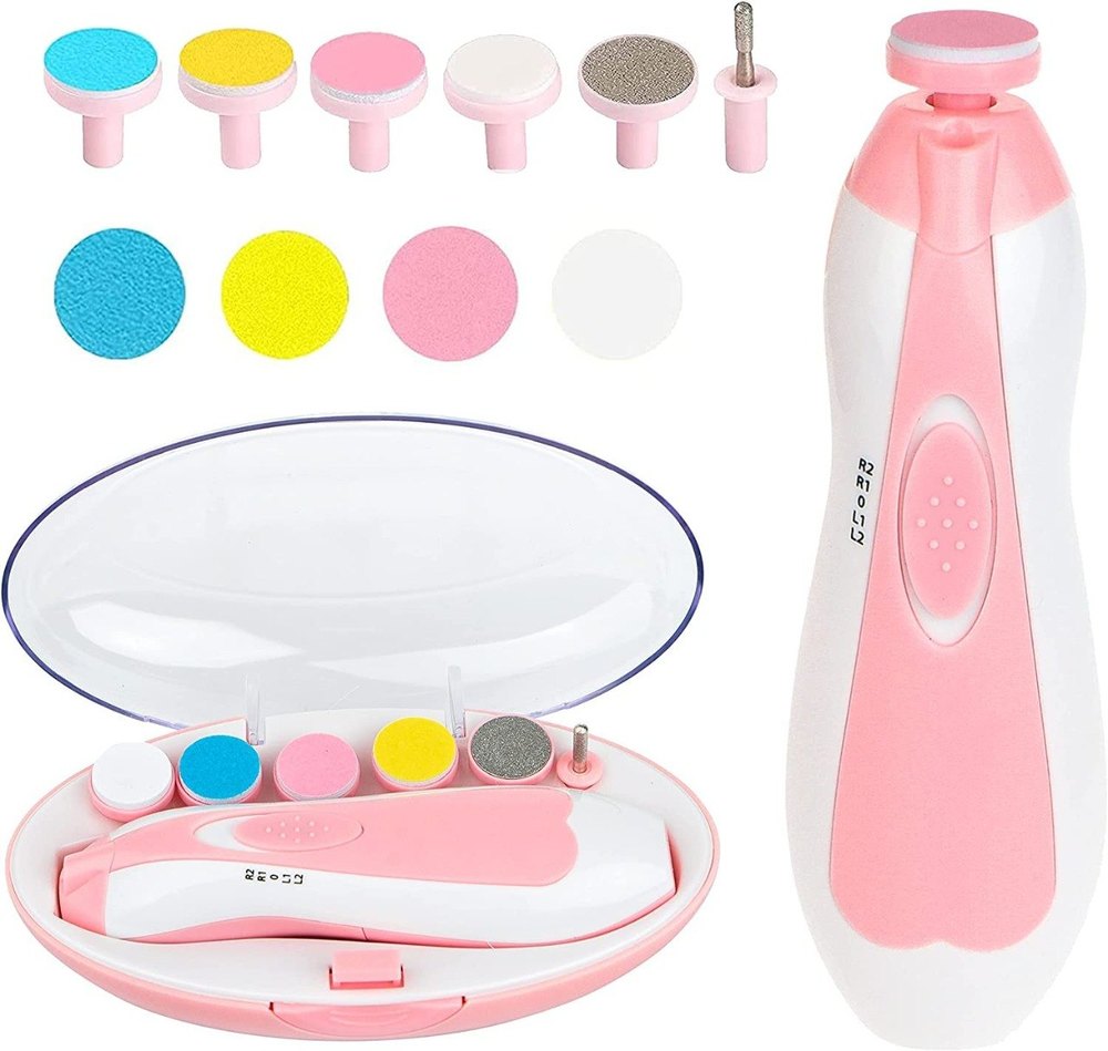 Baby nail trimmer nail cutter from brand 18057, featuring a compact design with safety guard for gentle nail trimming.