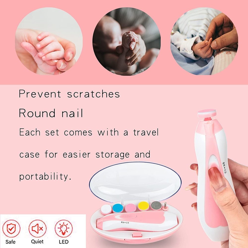 Baby nail trimmer nail cutter from 18057, featuring a compact design with safety guard for gentle baby nail grooming.