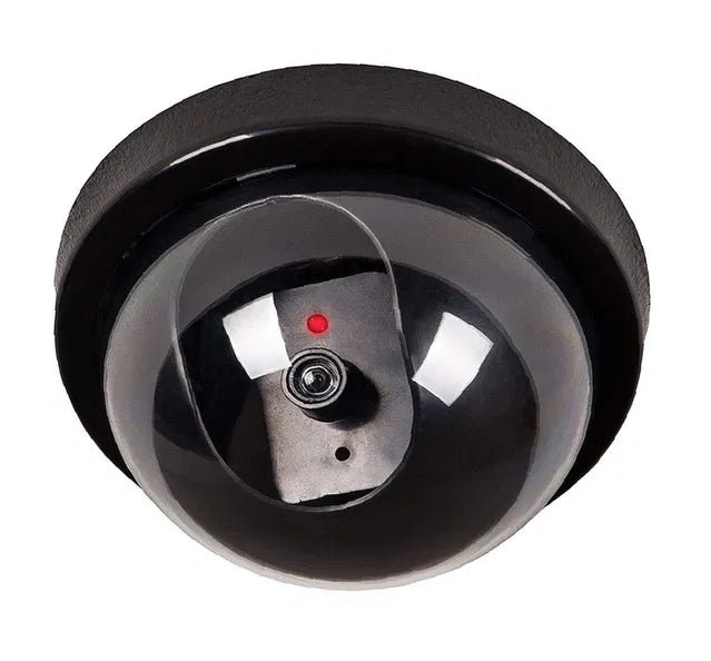 Dummy security camera mounted on a skiing helmet, designed for skiing helmet cameras by 18057, realistic and lightweight.