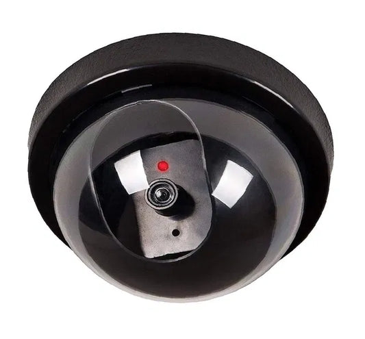 Dummy security camera mounted on a skiing helmet, designed for skiing helmet cameras by 18057, realistic and lightweight.