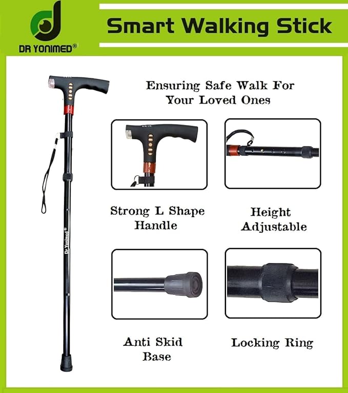 Adult walking stick from 18057 brand, featuring ergonomic handle and sturdy design for reliable support and stability.