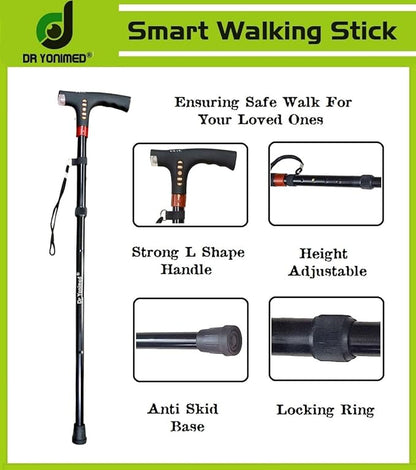 Adult walking stick from 18057 brand, featuring ergonomic handle and sturdy design for reliable support and stability.