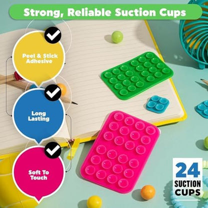 Multicolor silicone suction phone case mount for microphone, flexible and secure grip for hands-free recording or streaming.