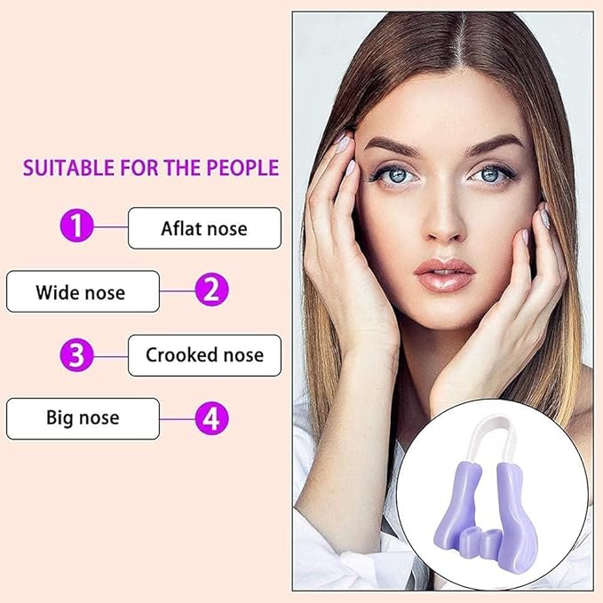 Multicolor nose and ear hair trimmer with nose-up clip for shaping and lifting, designed for men and women.