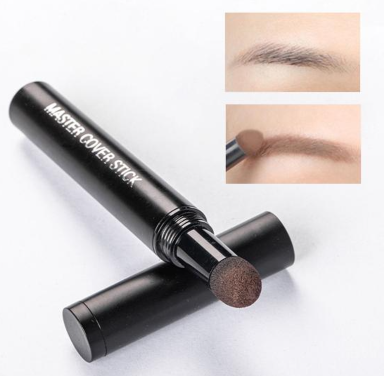 Portable eyebrow pencil by 18279 for hairline contouring and hair color dye, featuring shadow fill for natural-looking brows.