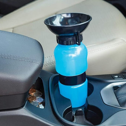 Pet Sipper portable water pump bowl and bottle for pets, featuring a compact design for easy hydration on the go.