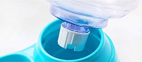 Multicolor automatic pet water and food dispenser with 3.5L capacity, self-dispensing gravity feeder for cats and small pets.