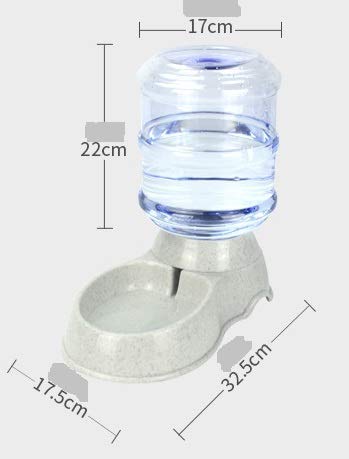 Multicolor automatic pet water and food dispenser with 3.5L capacity, self-dispensing gravity feeder for cats and small pets.