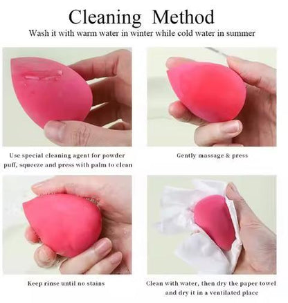Set of six multicolor Blend-itude Beauty Sponges, makeup blenders and puffs for flawless application, by 18304.