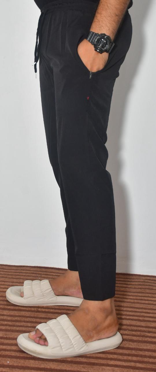 Multicolor boys' track pants with solid and striped design from 18359, casual joggers suitable for boys' active wear.