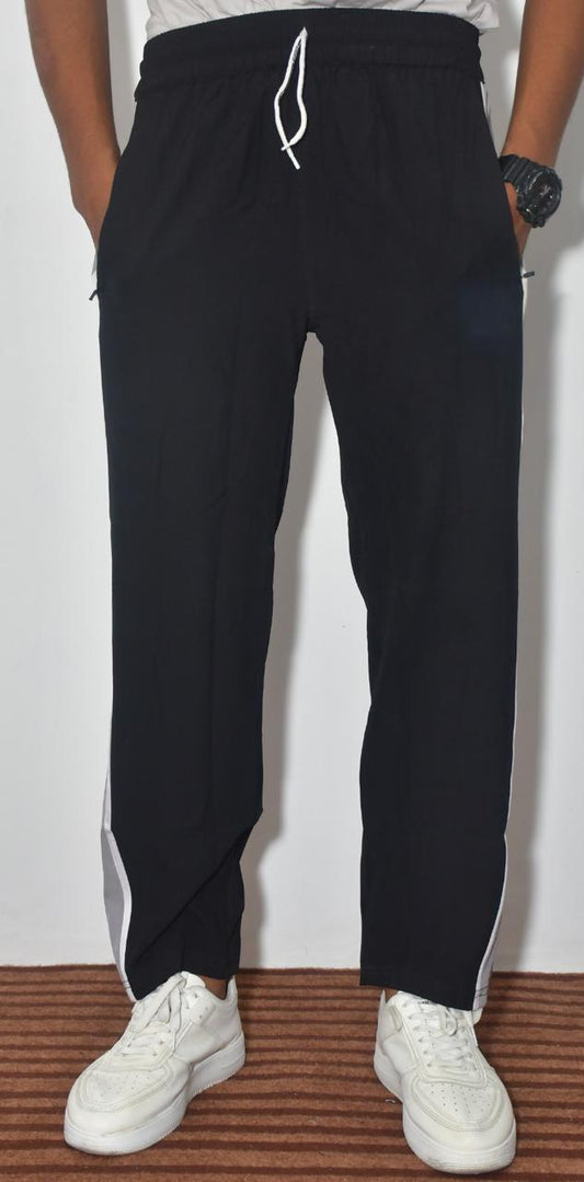 Multicolor boys' trackpants and joggers by 18359, comfortable men's trouser pants with sporty design and elastic waistband.