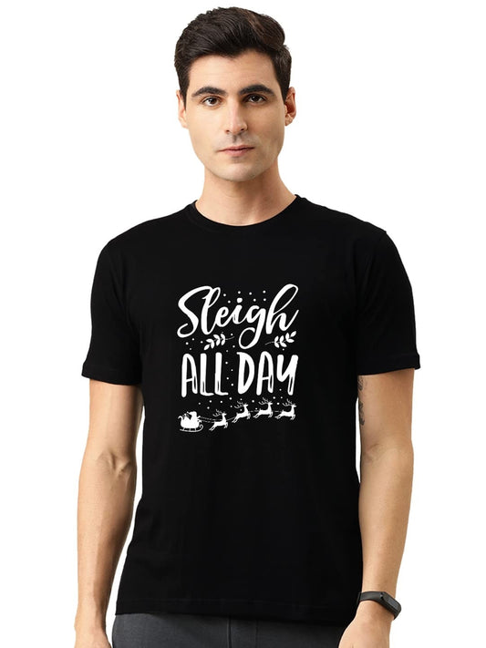 Black men's round neck T-shirt from 18626, size small, soft cotton fabric, casual fit, and classic design.