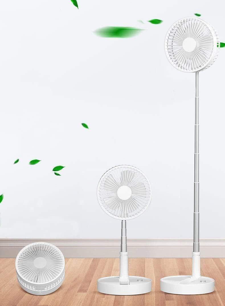 Green 18875 pedestal fan mini air cooler with adjustable height and compact design, ideal for cooling small spaces.