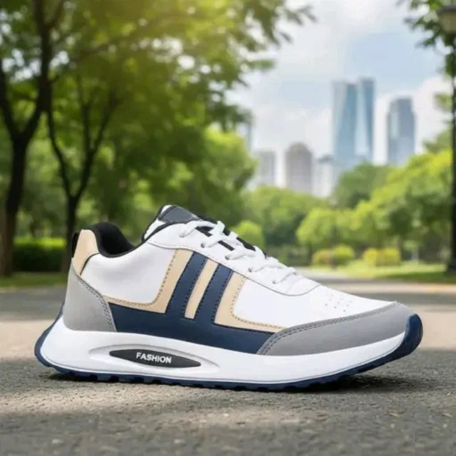 1889 men's casual shoes in cream, sports-inspired running and comfortable sneakers for boys and men, stylish and versatile footwear