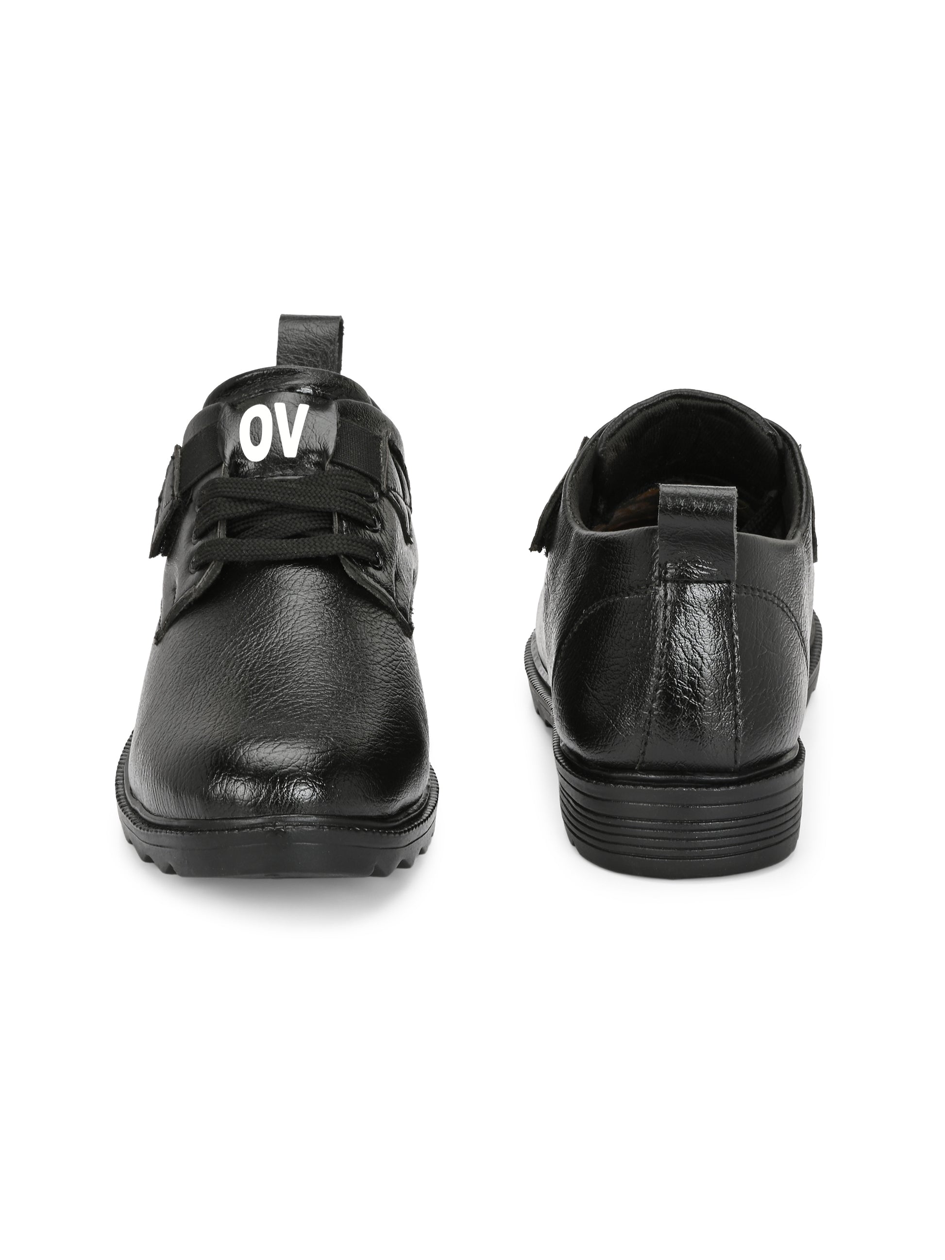 Black men's casual shoes by 18894, featuring a sleek design and comfortable fit, suitable for everyday wear.