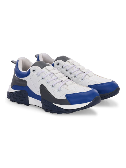 White men's casual sneaker shoes by 18894, featuring a stylish design and comfortable fit, shown on a clean background.
