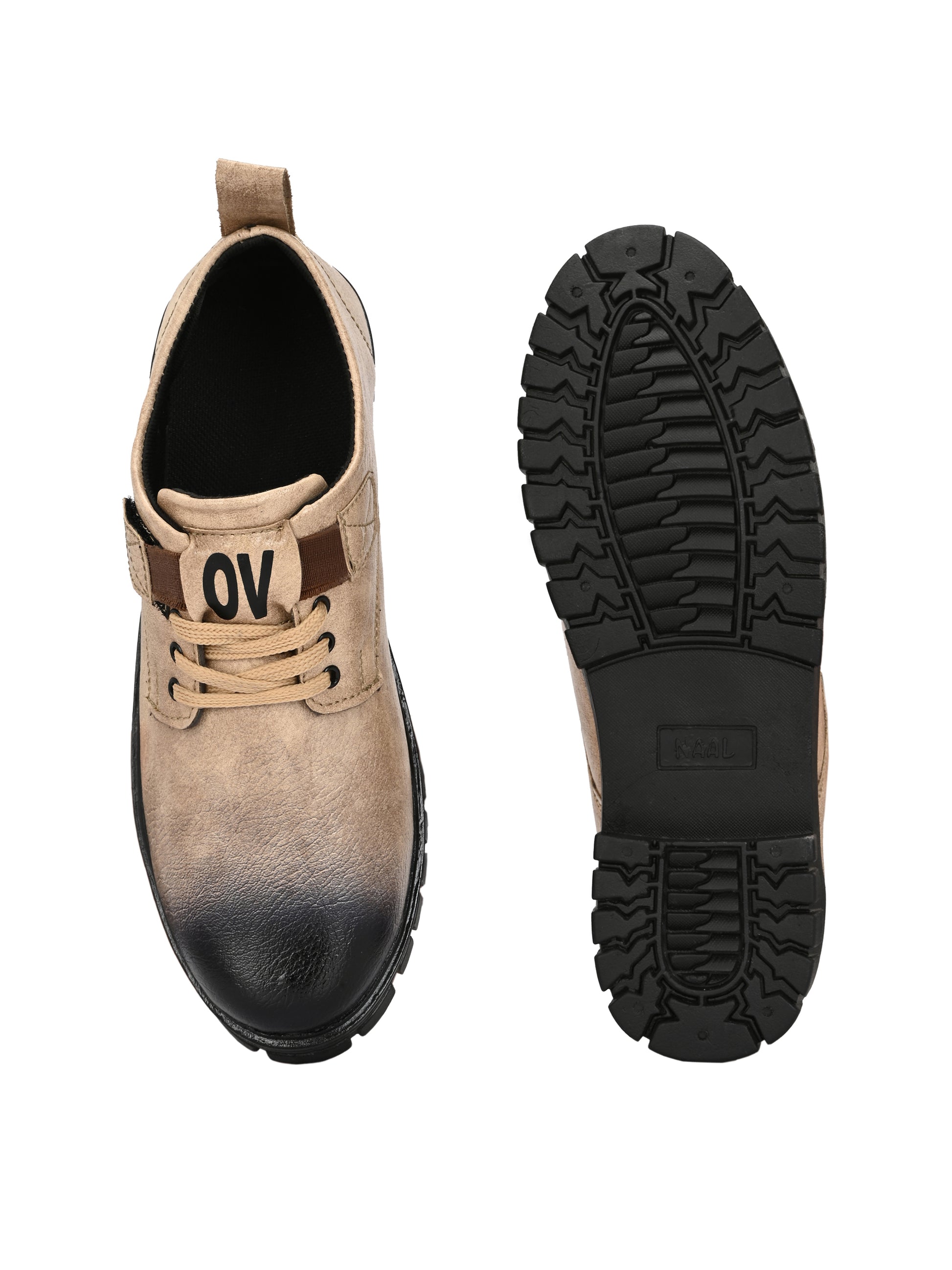 Beige men's casual shoes from brand 18894, featuring a comfortable slip-on design and stylish everyday footwear.