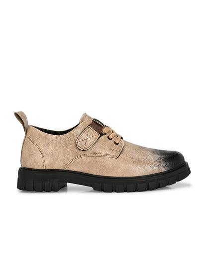 Beige men's casual shoes from brand 18894, featuring a comfortable slip-on design and casual style.