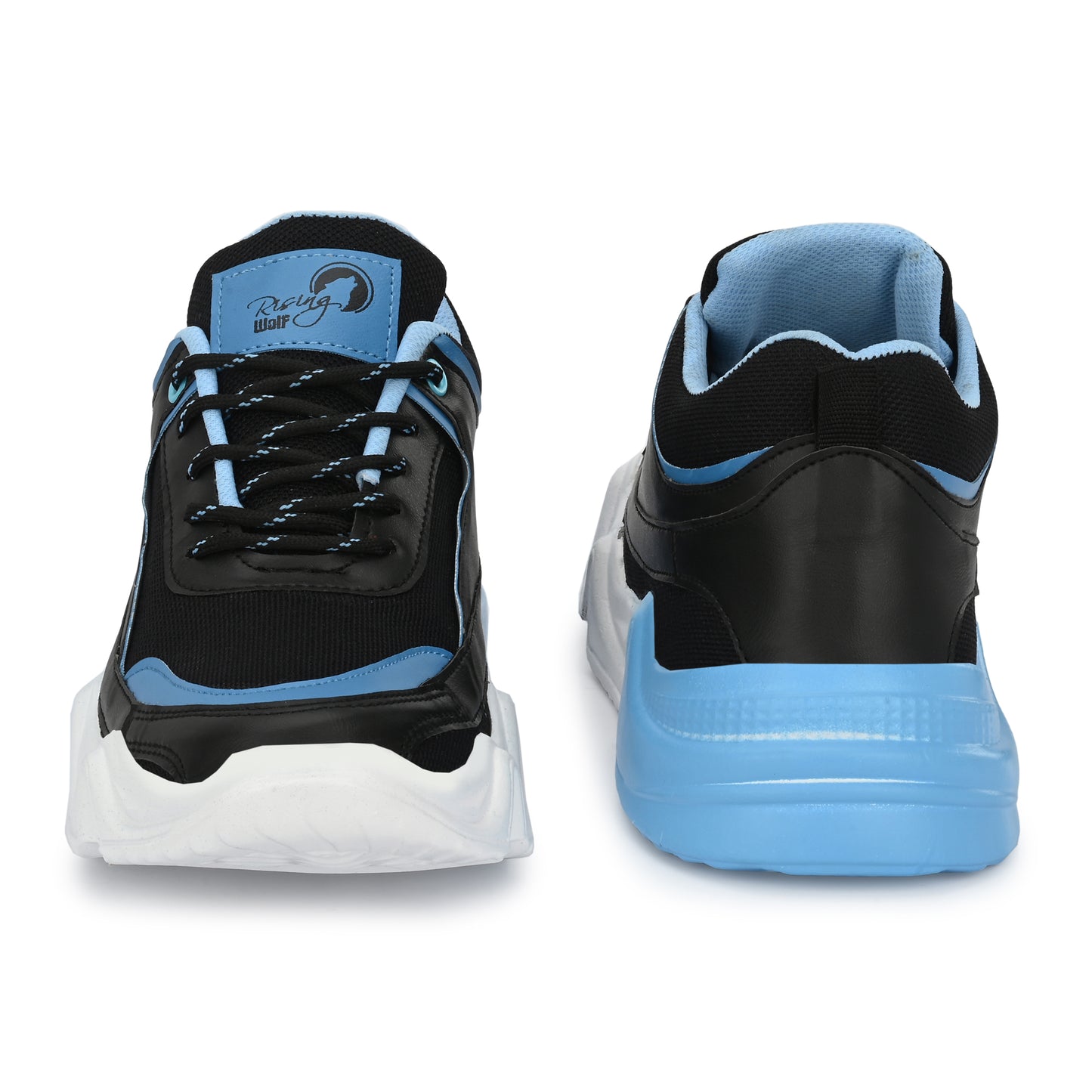 Blue men's sports shoes by 18894 with athletic design, breathable fabric, and white sole for active wear and sports activities.