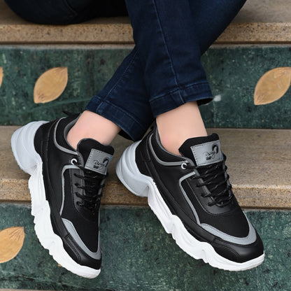 Grey stylish men's sport shoes from brand 18894 featuring a sleek design and comfortable athletic sole.