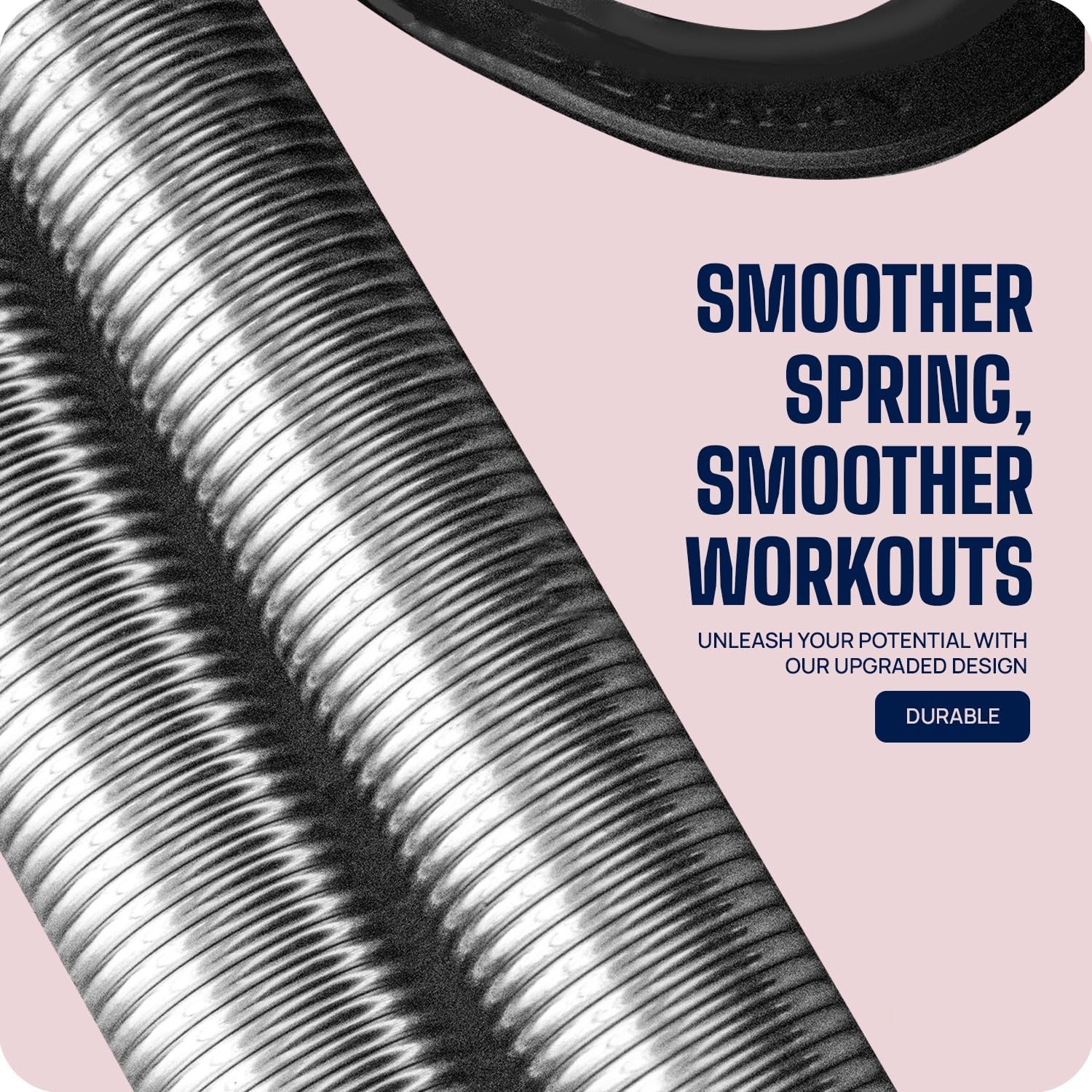 Black 19226 double spring tummy trimmer for men and women, designed for abs and waist workout at gym or home.