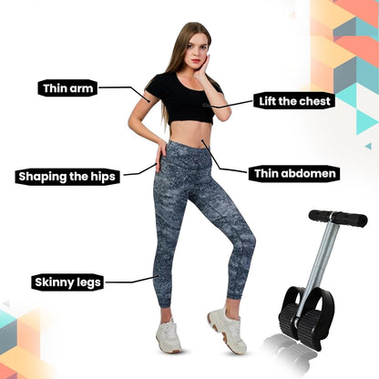 Black 19227 Tummy Trimmers abs exerciser and waist trimmer for men and women, versatile fitness equipment for body toning.