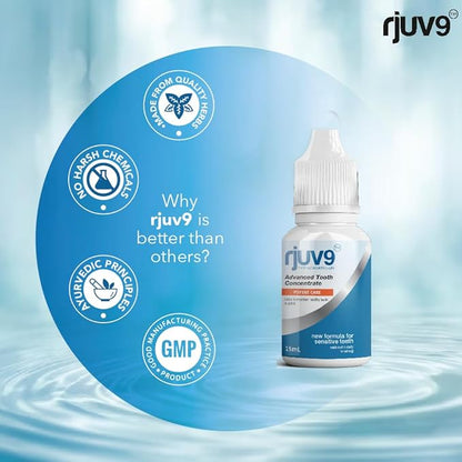 19331 teeth whitening advanced tooth concentrate in 15ml bottle, controls gum bleeding, prevents sensitivity, reduces harmful bacteria.