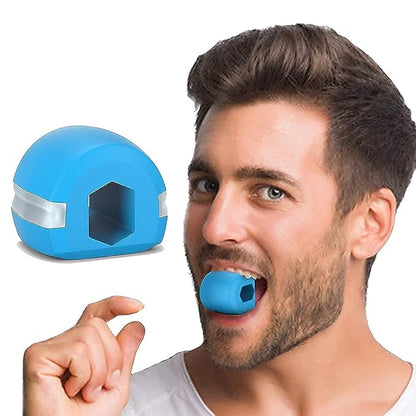 Jawline exerciser tool for men and women, face and neck toning strap to define jawline and reduce double chin.