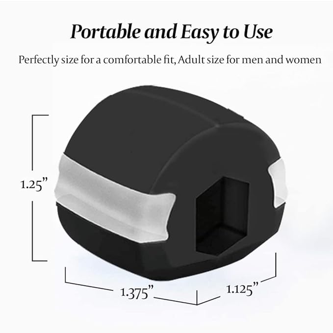 Jawline exerciser tool for men and women, face and neck toning strap to define jawline, sculpt, and reduce double chin.