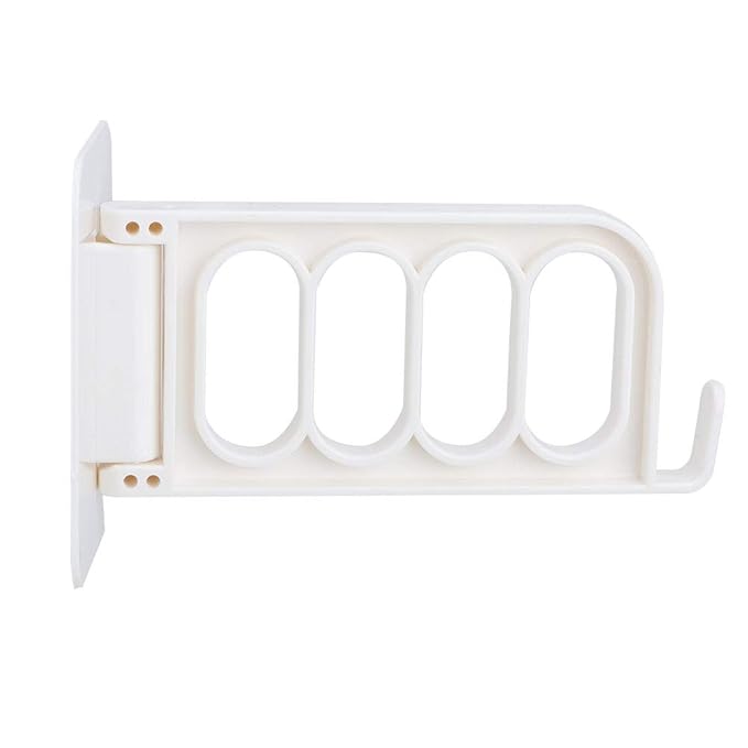 Set of two 19357 clothes drying racks with adhesive hangers, ideal for laundry drying and clothes hanging indoors or outdoors.