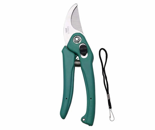 Stainless steel garden scissors from 19357 gardening tools set, featuring sharp blades for precise pruning and trimming in the garden.