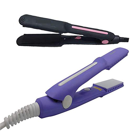Multicolor mini hair straightener for teenagers by 19357, compact design, suitable for quick styling and easy handling.