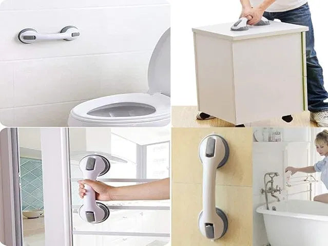 Non-slip helping handrail handle from 19357 kitchen tool set for bathroom support and balance assistance.