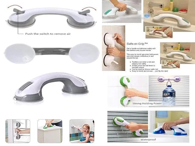 Non-slip helping handle handrail, bathroom safety grip for balance, part of 19357 kitchen tool set, designed for stability.