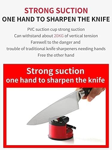 Manual kitchen knife sharpener by 19357 for sharpening stainless steel knives, part of kitchen tool sets, with sharpening slot visible.